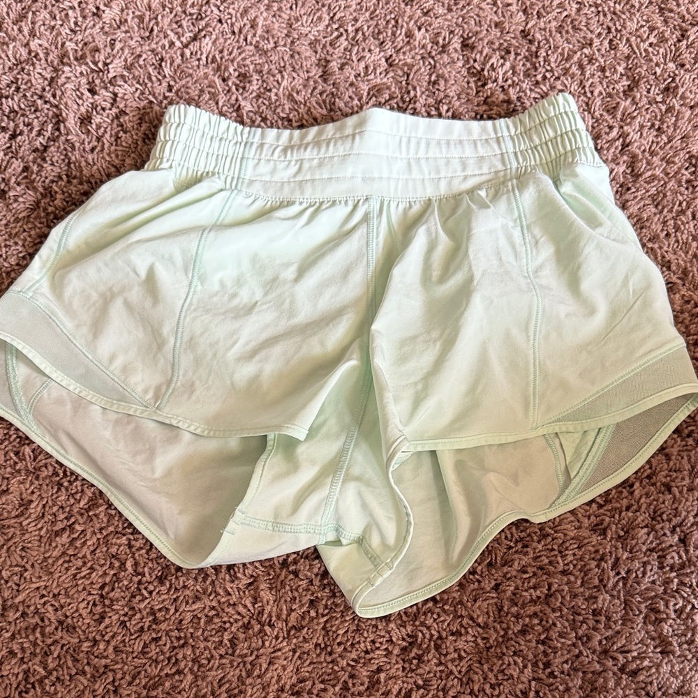 lululemon athletica Light Mint Athletic Shorts